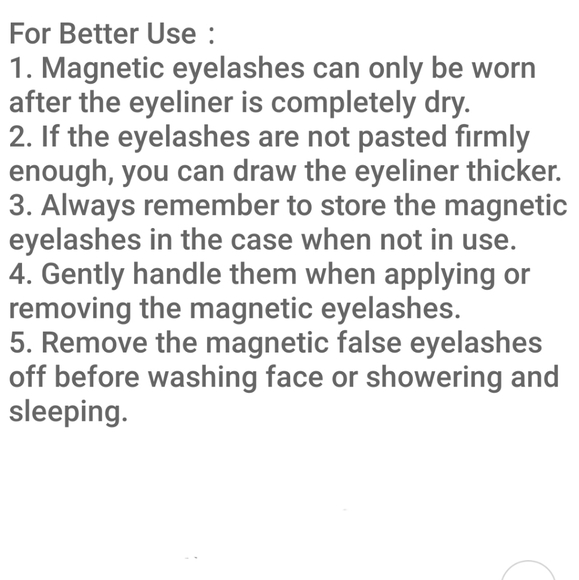 Magnetic Eyelashes 2 pair & Magnetic Eyeliner Set - Picture 4 of 7